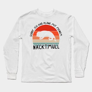 Naked Mole rat ugly rodent lover design fan Long Sleeve T-Shirt